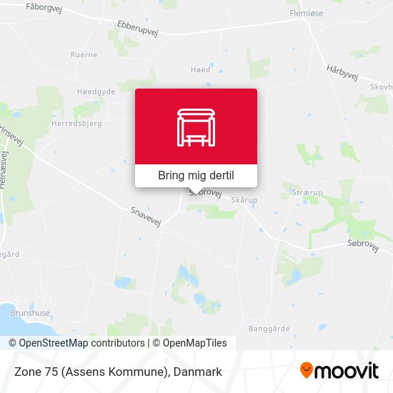 Zone 75 (Assens Kommune) kort