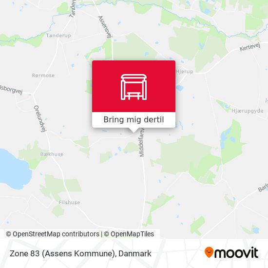 Zone 83 (Assens Kommune) kort