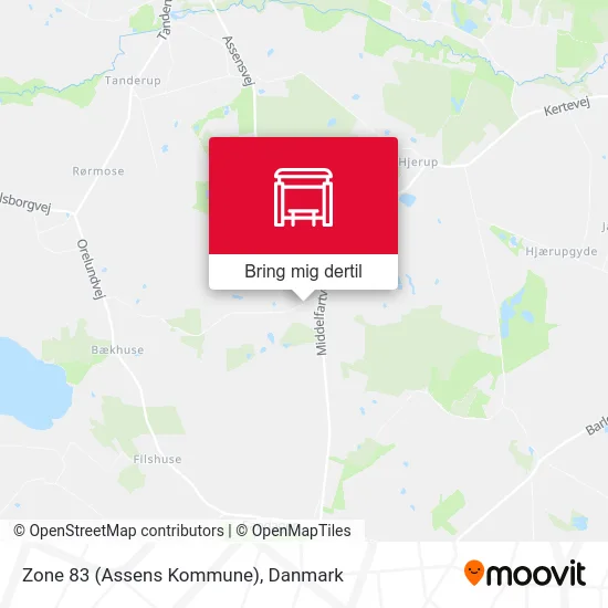 Zone 83 (Assens Kommune) kort