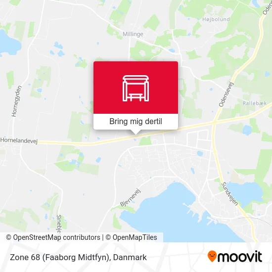 Zone 68 (Faaborg Midtfyn) kort