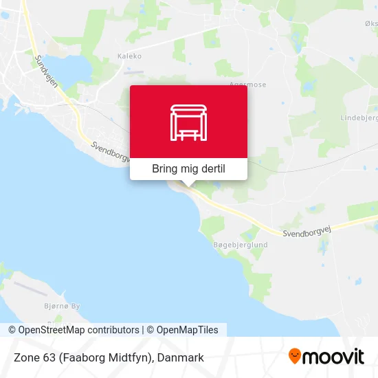 Zone 63 (Faaborg Midtfyn) kort