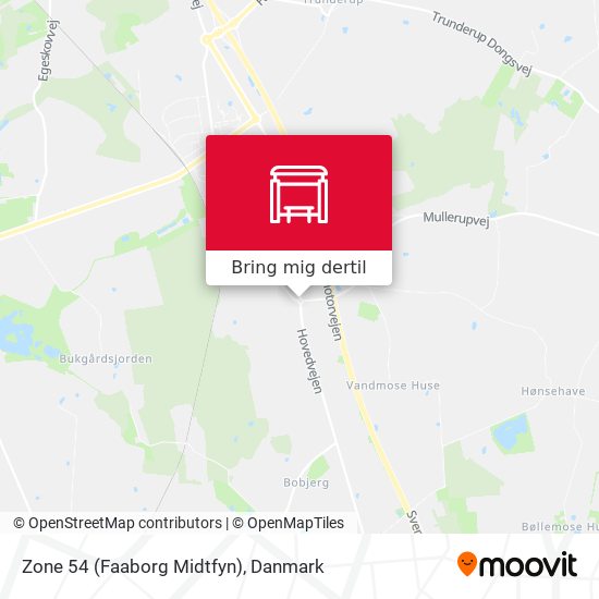 Zone 54 (Faaborg Midtfyn) kort