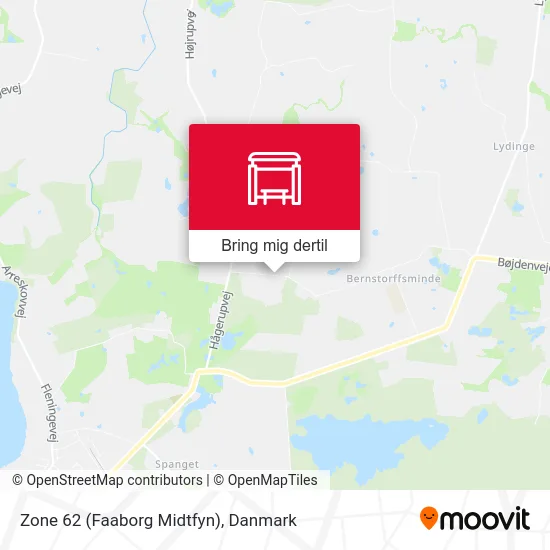 Zone 62 (Faaborg Midtfyn) kort