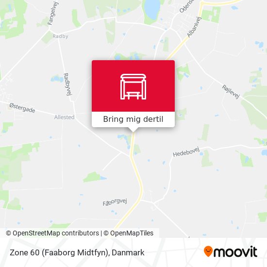 Zone 60 (Faaborg Midtfyn) kort