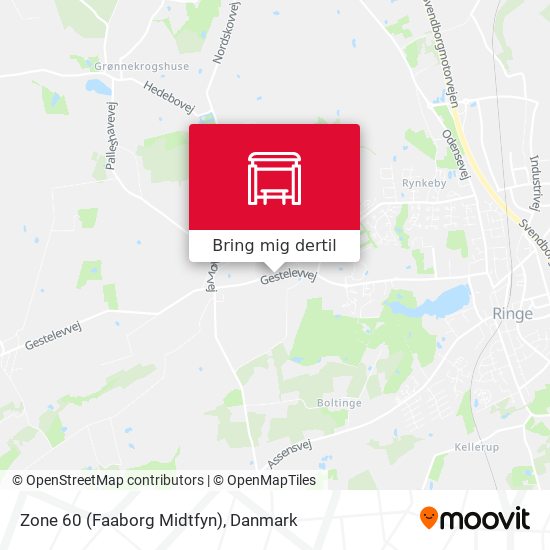 Zone 60 (Faaborg Midtfyn) kort