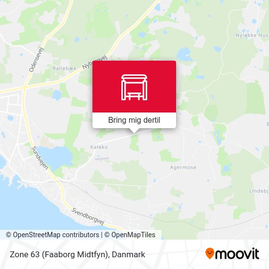 Zone 63 (Faaborg Midtfyn) kort