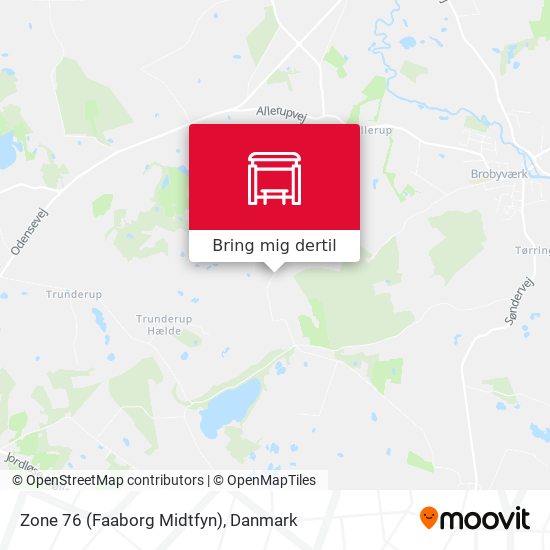 Zone 76 (Faaborg Midtfyn) kort