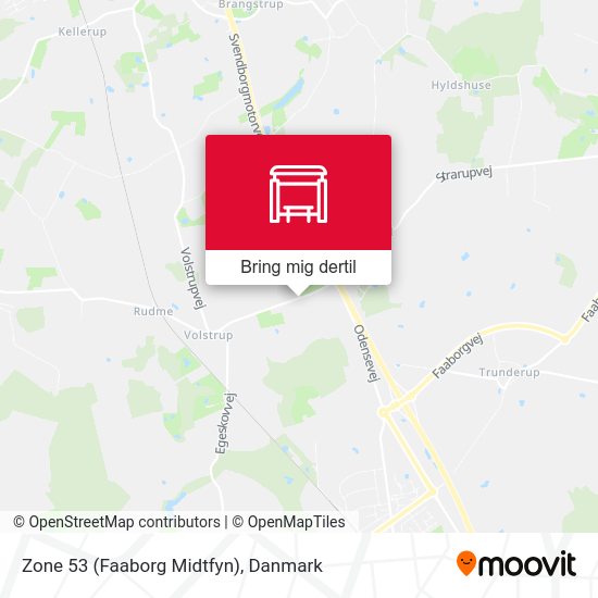 Zone 53 (Faaborg Midtfyn) kort