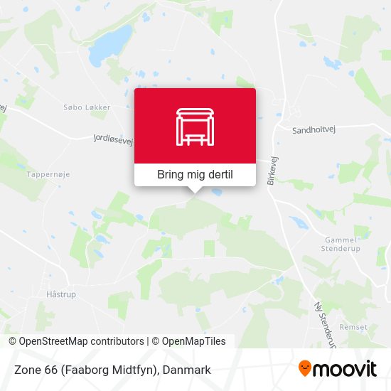 Zone 66 (Faaborg Midtfyn) kort