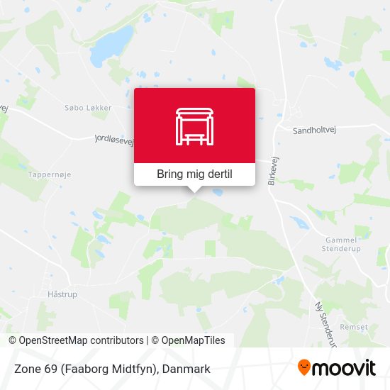 Zone 69 (Faaborg Midtfyn) kort
