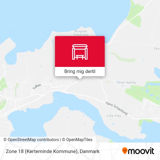 Zone 18 (Kerteminde Kommune) kort