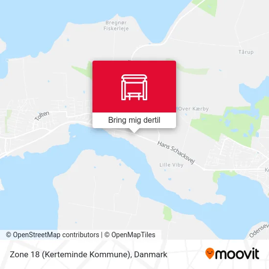 Zone 18 (Kerteminde Kommune) kort