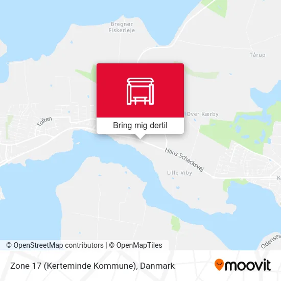 Zone 17 (Kerteminde Kommune) kort