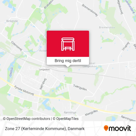 Zone 27 (Kerteminde Kommune) kort