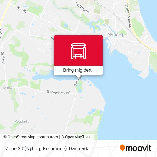 Zone 20 (Nyborg Kommune) kort
