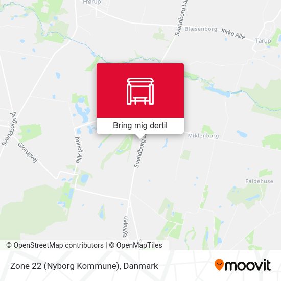 Zone 22 (Nyborg Kommune) kort