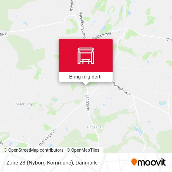 Zone 23 (Nyborg Kommune) kort
