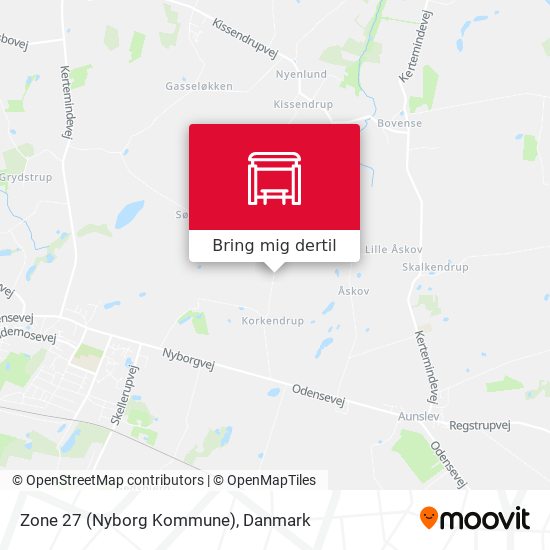 Zone 27 (Nyborg Kommune) kort