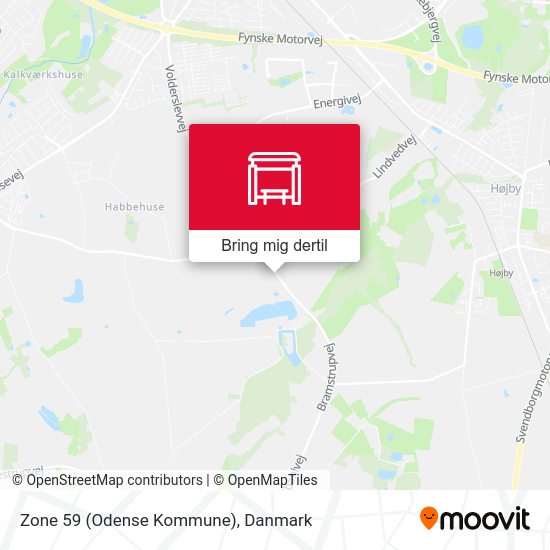 Zone 59 (Odense Kommune) kort