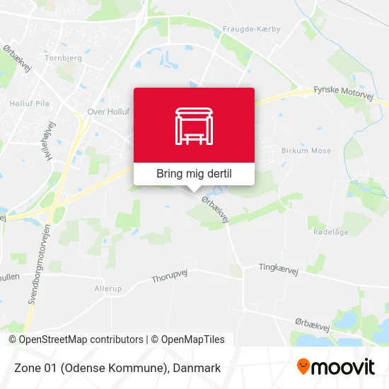 Zone 01 (Odense Kommune) kort