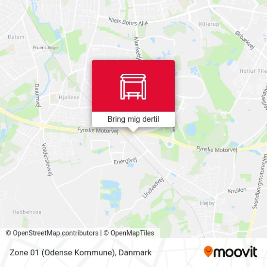 Zone 01 (Odense Kommune) kort