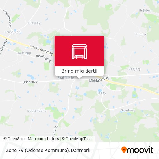Zone 79 (Odense Kommune) kort