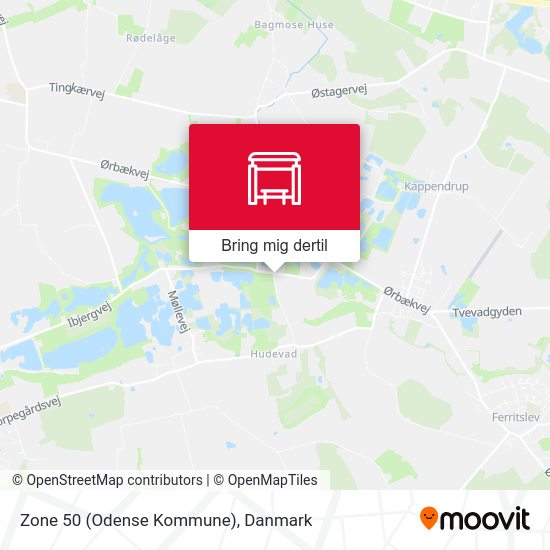Zone 50 (Odense Kommune) kort