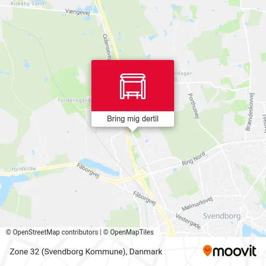 Zone 32 (Svendborg Kommune) kort