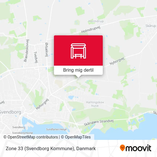 Zone 33 (Svendborg Kommune) kort