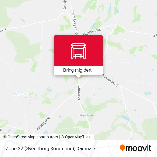 Zone 22 (Svendborg Kommune) kort