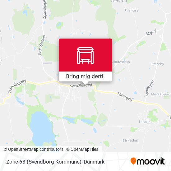 Zone 63 (Svendborg Kommune) kort