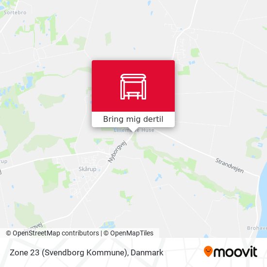 Zone 23 (Svendborg Kommune) kort