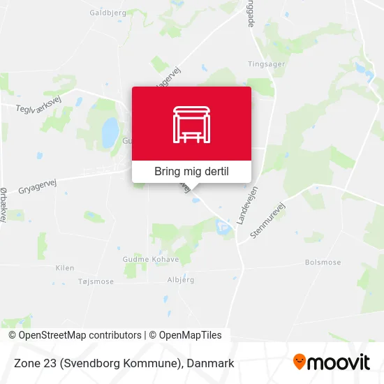 Zone 23 (Svendborg Kommune) kort