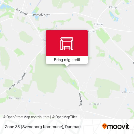 Zone 38 (Svendborg Kommune) kort