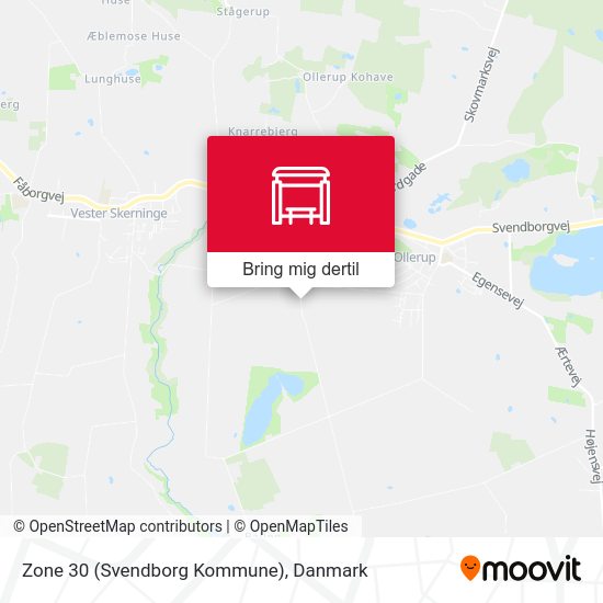 Zone 30 (Svendborg Kommune) kort