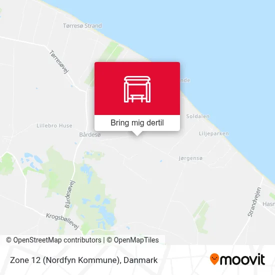 Zone 12 (Nordfyn Kommune) kort