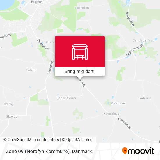 Zone 09 (Nordfyn Kommune) kort