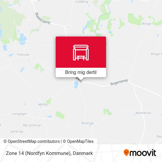 Zone 14 (Nordfyn Kommune) kort