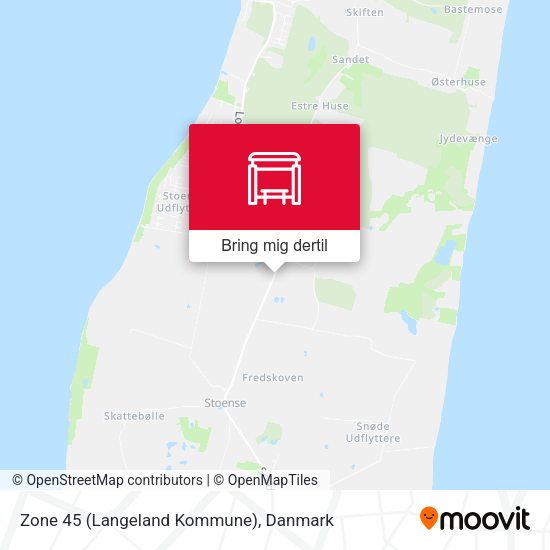 Zone 45 (Langeland Kommune) kort