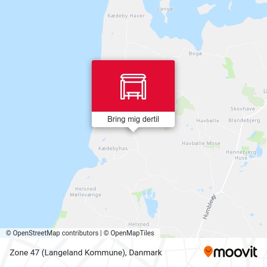 Zone 47 (Langeland Kommune) kort