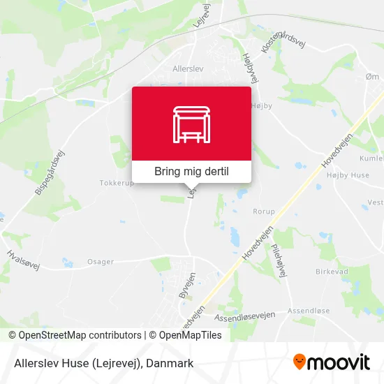 Allerslev Huse (Lejrevej) kort