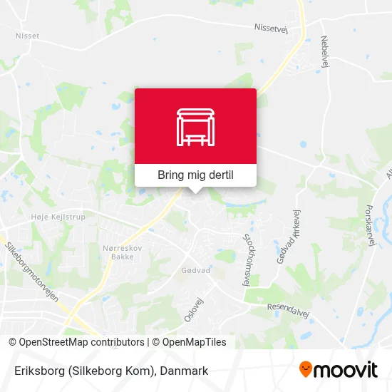 Eriksborg (Silkeborg Kom) kort