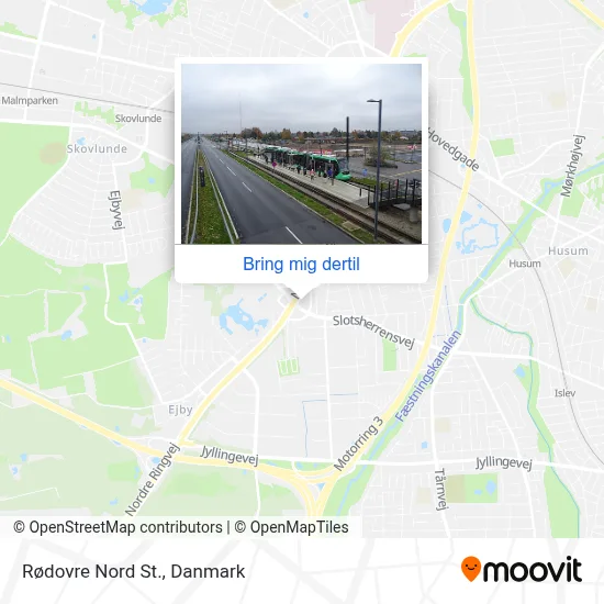 Rødovre Nord St. kort