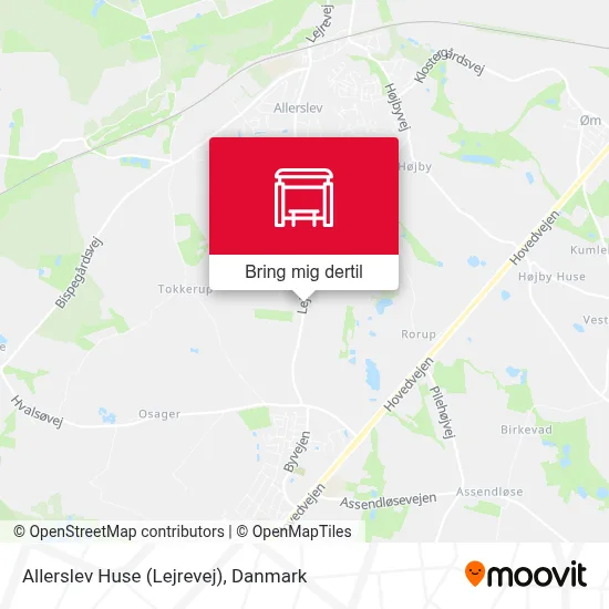 Allerslev Huse (Lejrevej) kort
