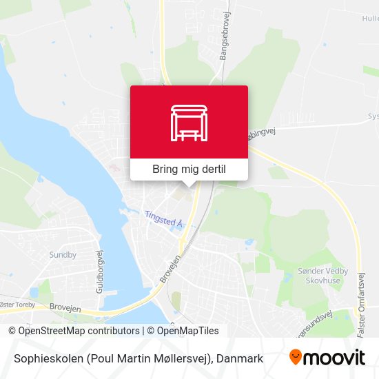 Sophieskolen (Poul Martin Møllersvej) kort