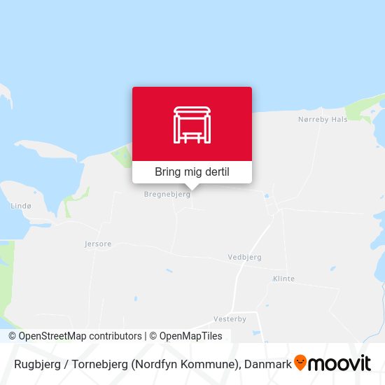 Rugbjerg / Tornebjerg (Nordfyn Kommune) kort