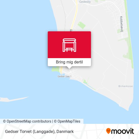 Gedser Torvet (Langgade) kort