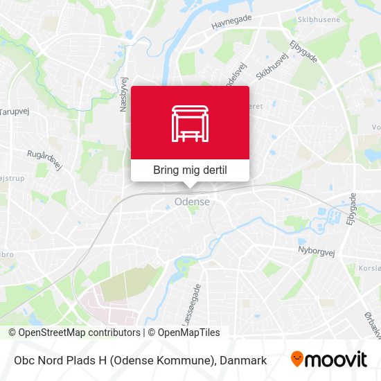 Obc Nord Plads H (Odense Kommune) kort