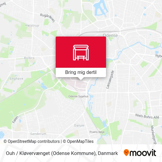 Ouh / Kløvervænget (Odense Kommune) kort