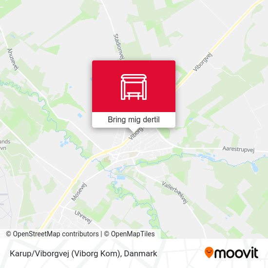 Karup/Viborgvej (Viborg Kom) kort